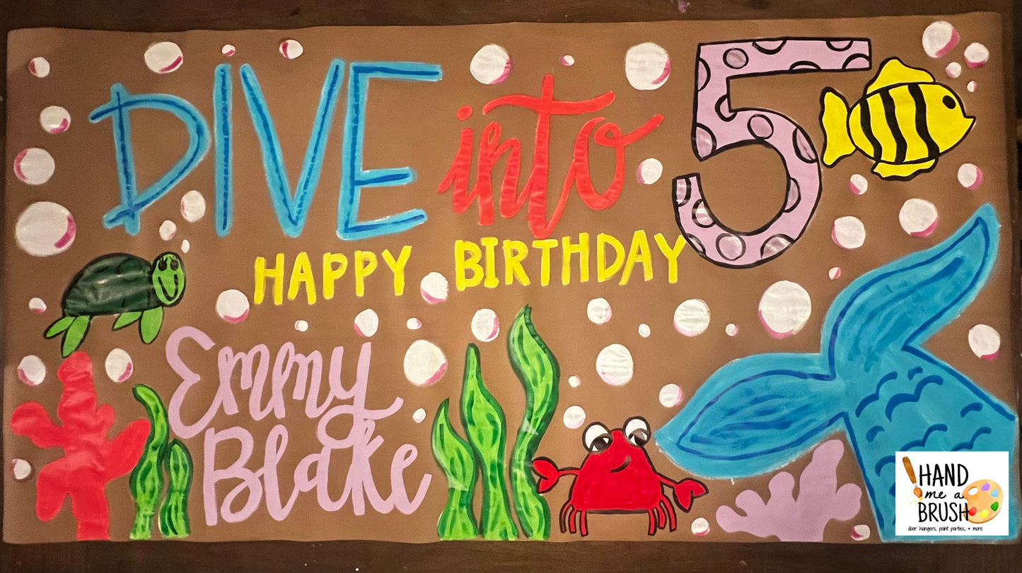 Handpainted Banner