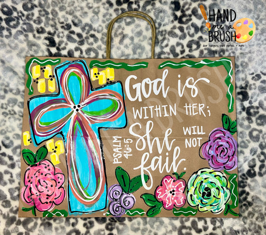 Handpainted Gift Bag