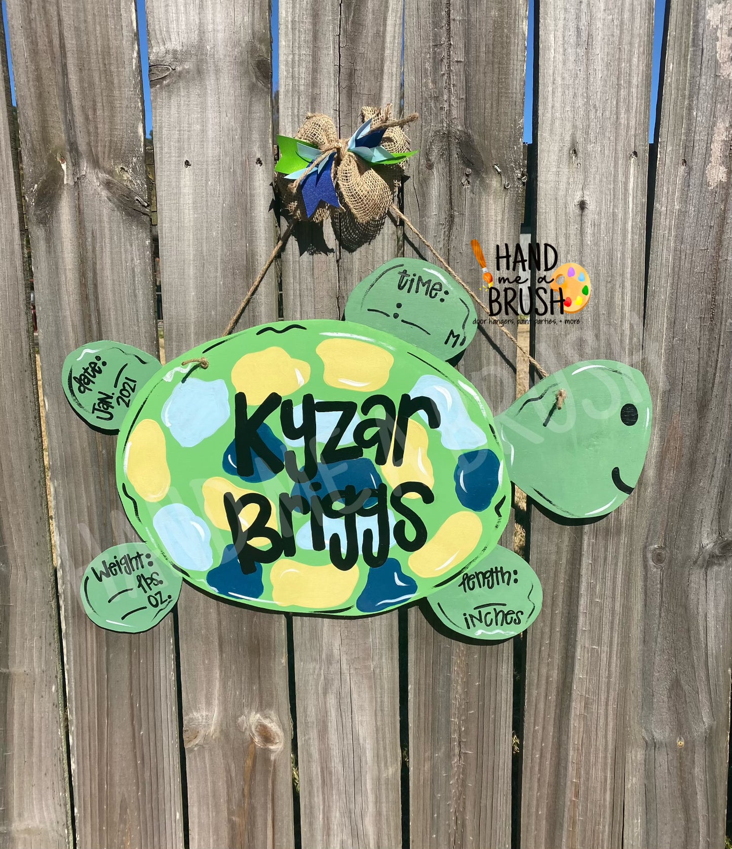 Custom Hospital Door Hanger