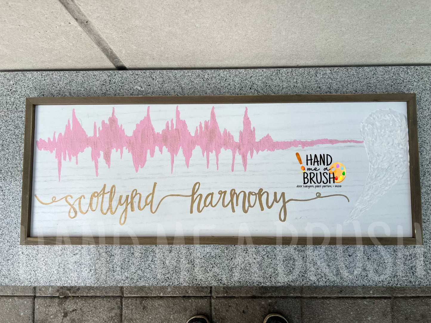 Heartbeat Keepsake Sign