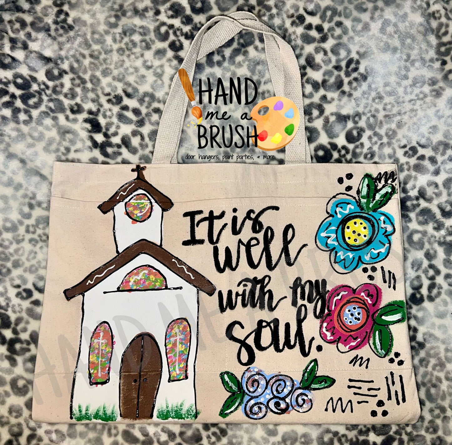 Handpainted Tote