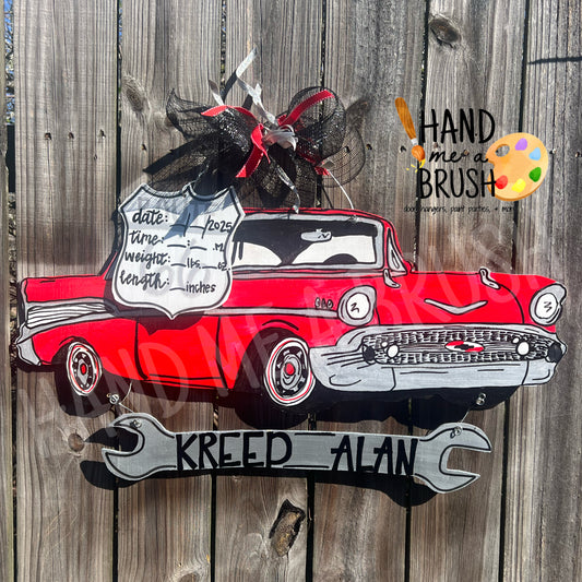 Custom ‘57 Chevy Hospital Door Hanger