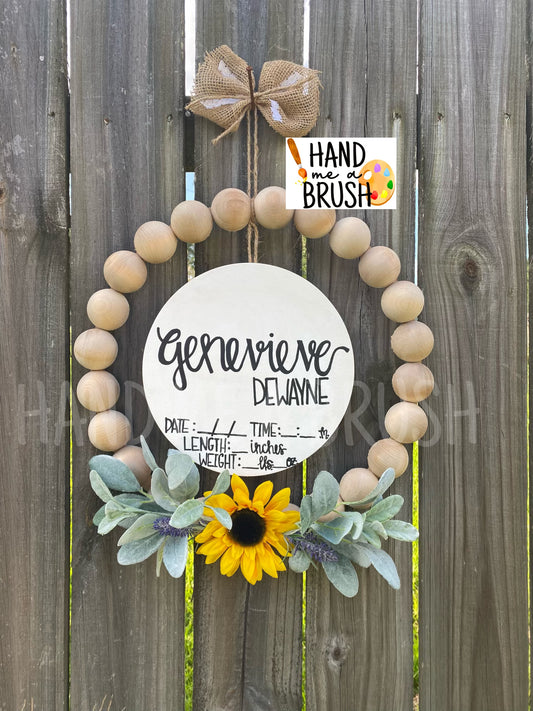 Custom Hospital Door Hanger