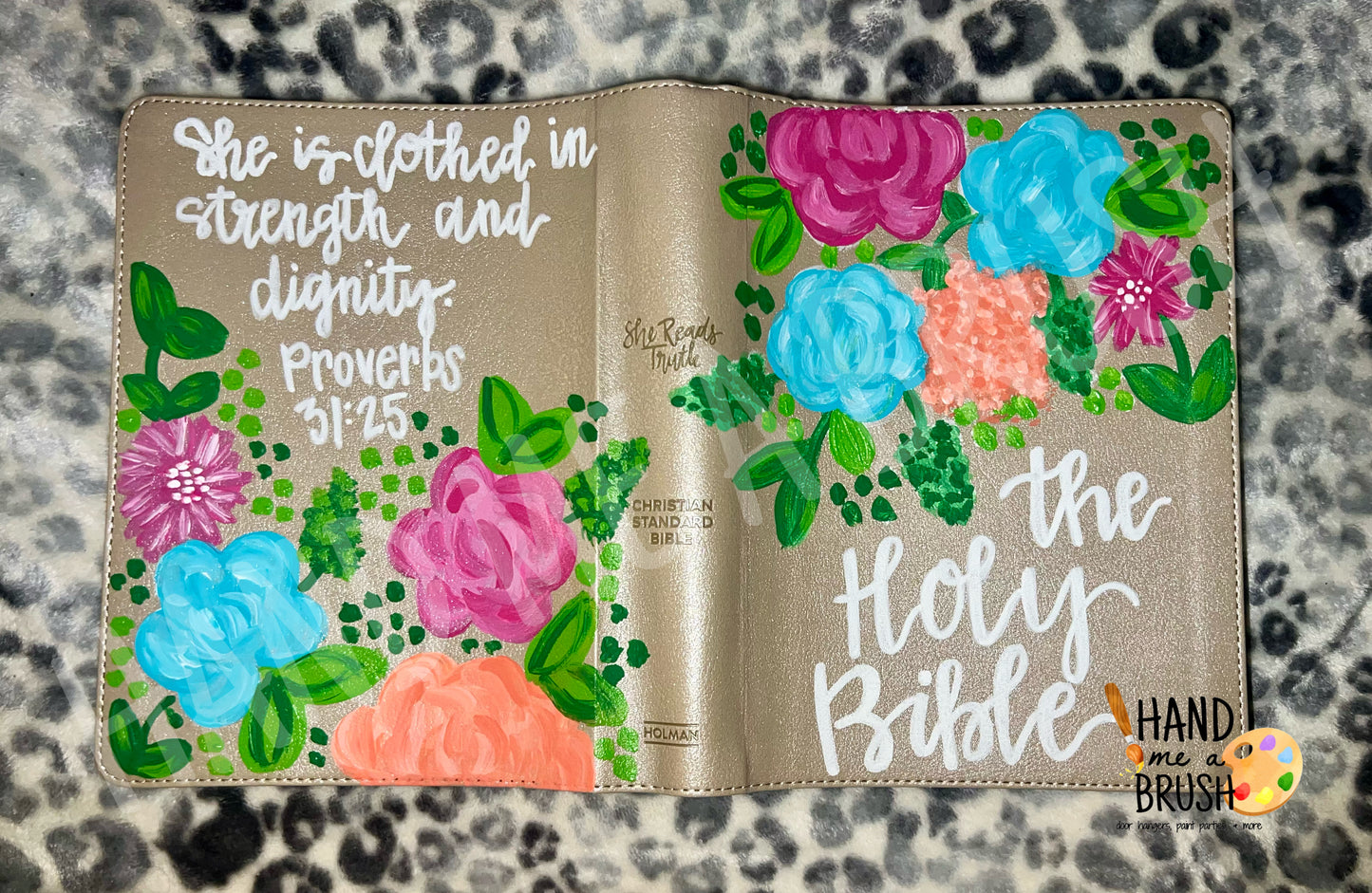 Handpainted Bible