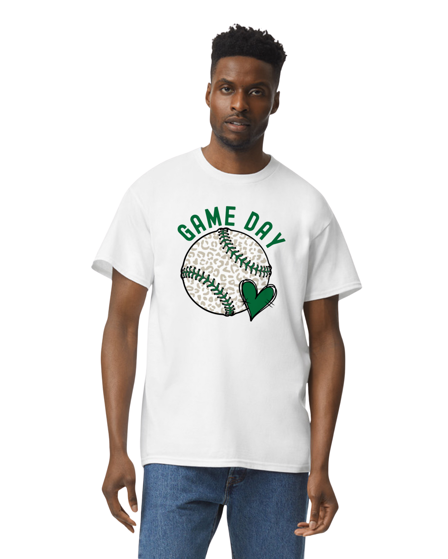 Game Day Heart - Customizable Tee YB
