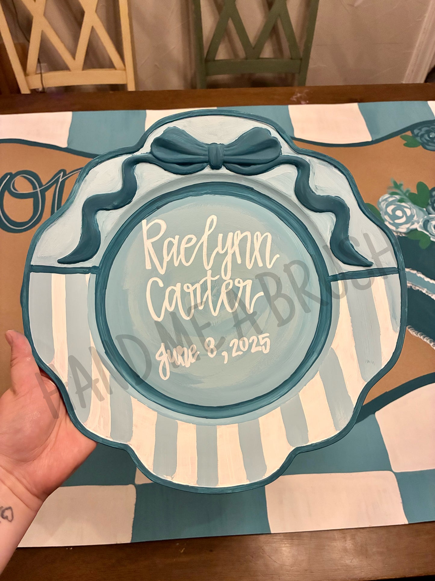 Handpainted Charger Plate