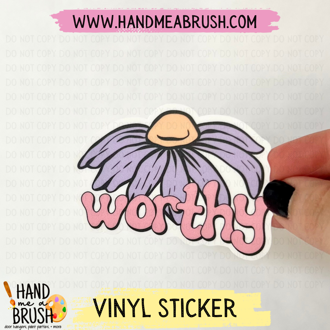 Worthy-Vinyl Sticker 1325