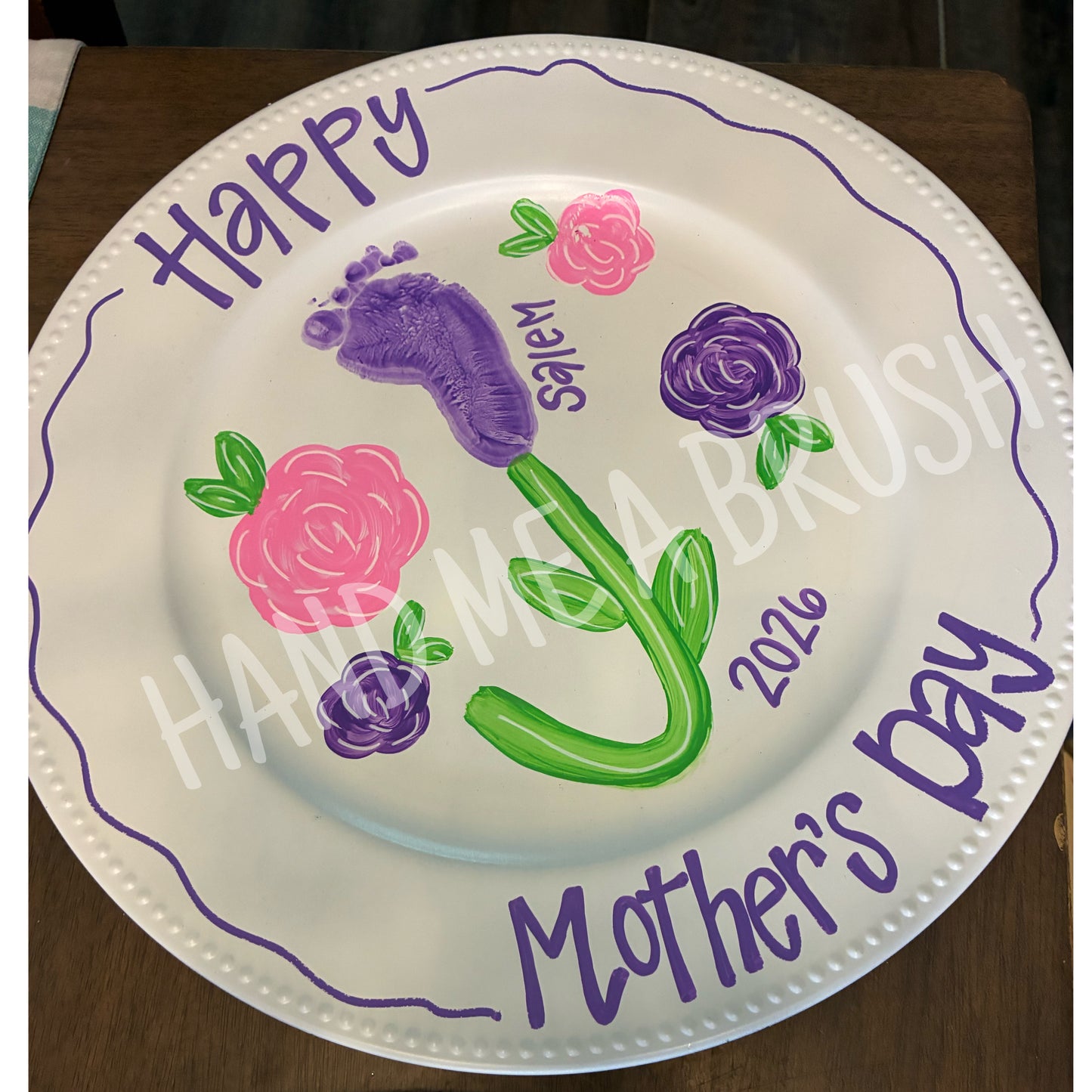 Handpainted Charger Plate