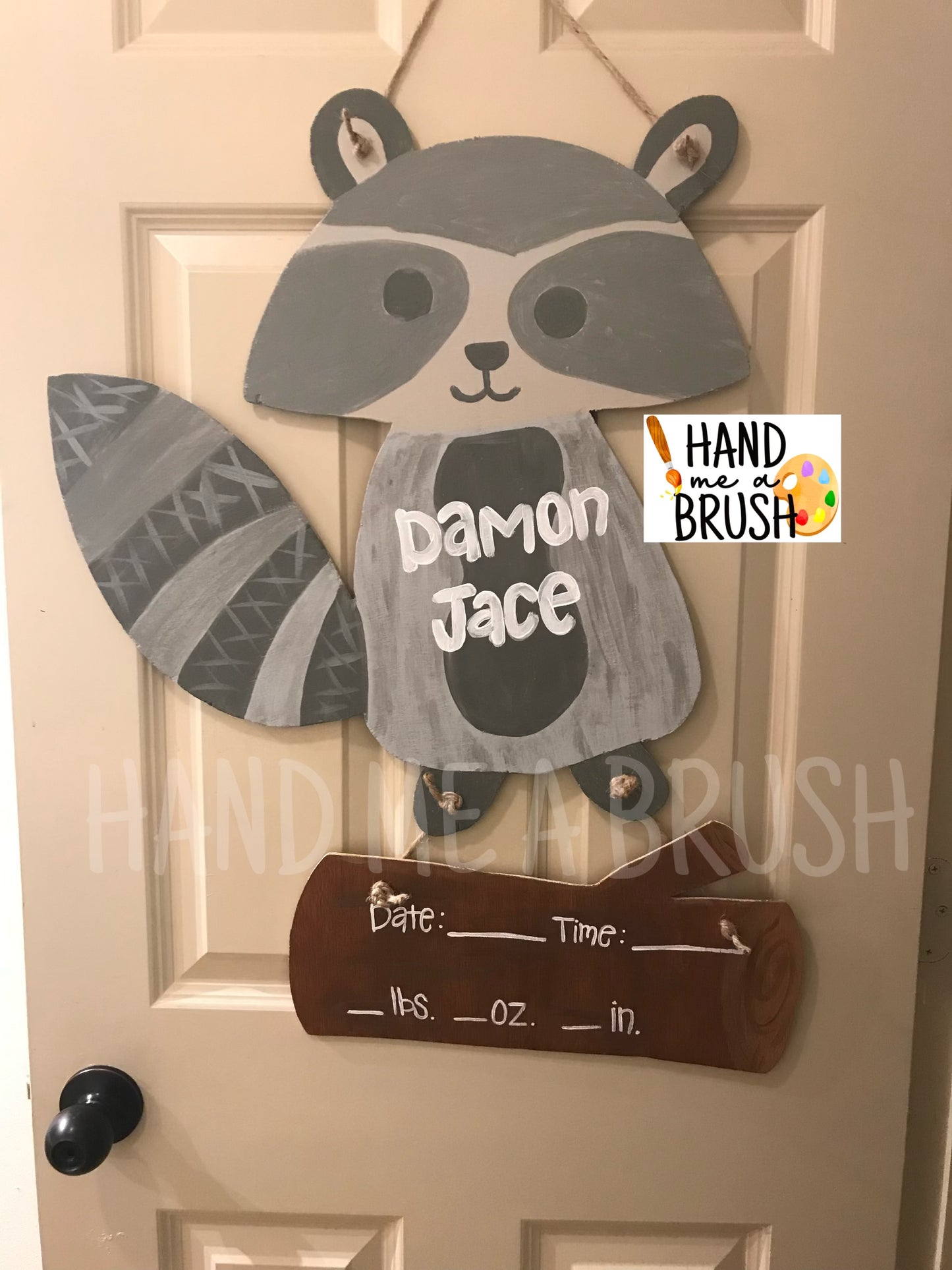 Custom Hospital Door Hanger