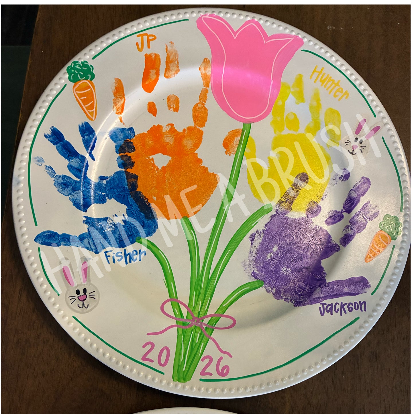 Handpainted Charger Plate