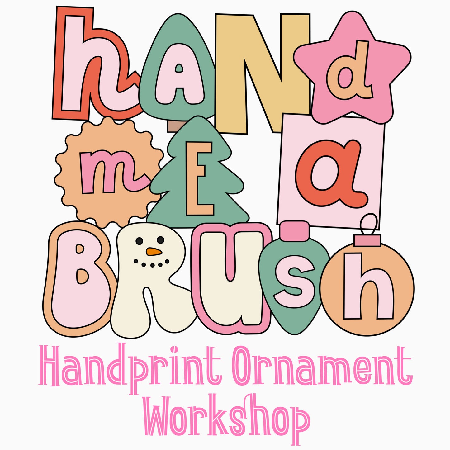 Handprint Ornament Workshop - Nov. 15th - Forest, MS