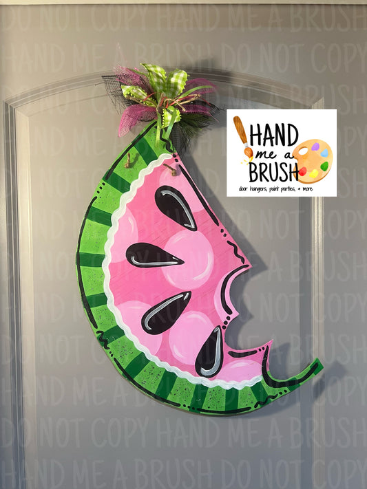 Watermelon Slice Door Hanger